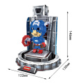 2 in 1 Plastic Mini Hero Building Blocks Toy (10260005)